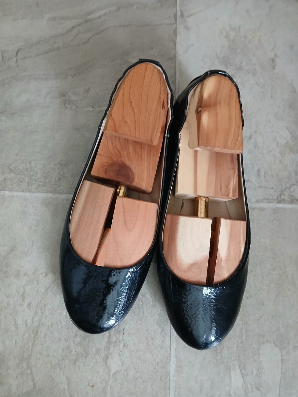 Mossimo Supply. Co Women's Black Patent Leather Ballet Flats Size 8